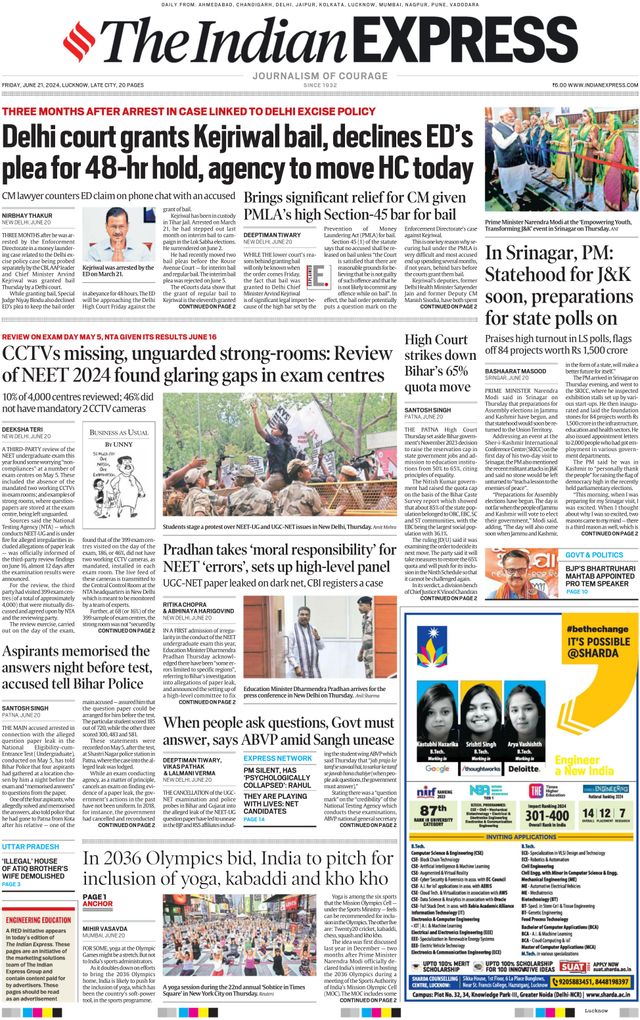 The Indian Express Lucknow