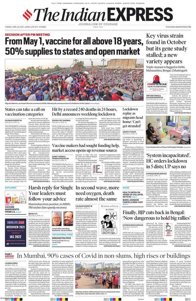 The Indian Express Jaipur