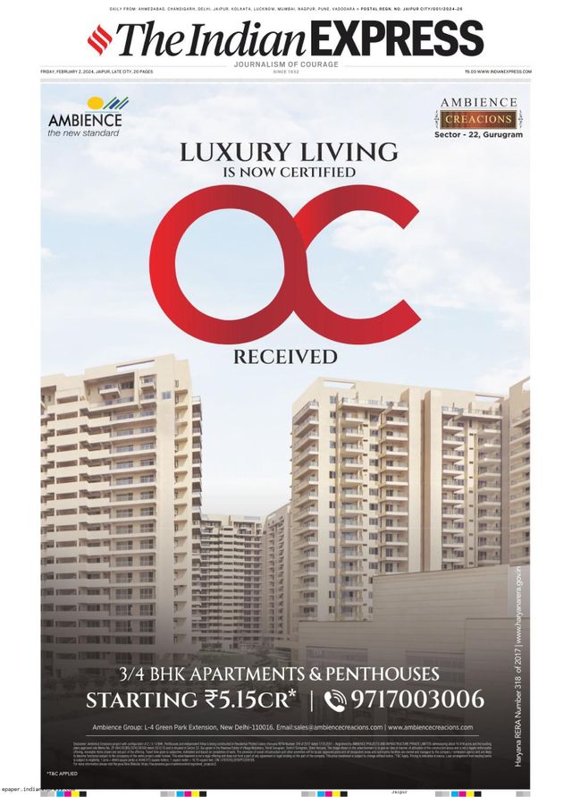 The Indian Express Jaipur