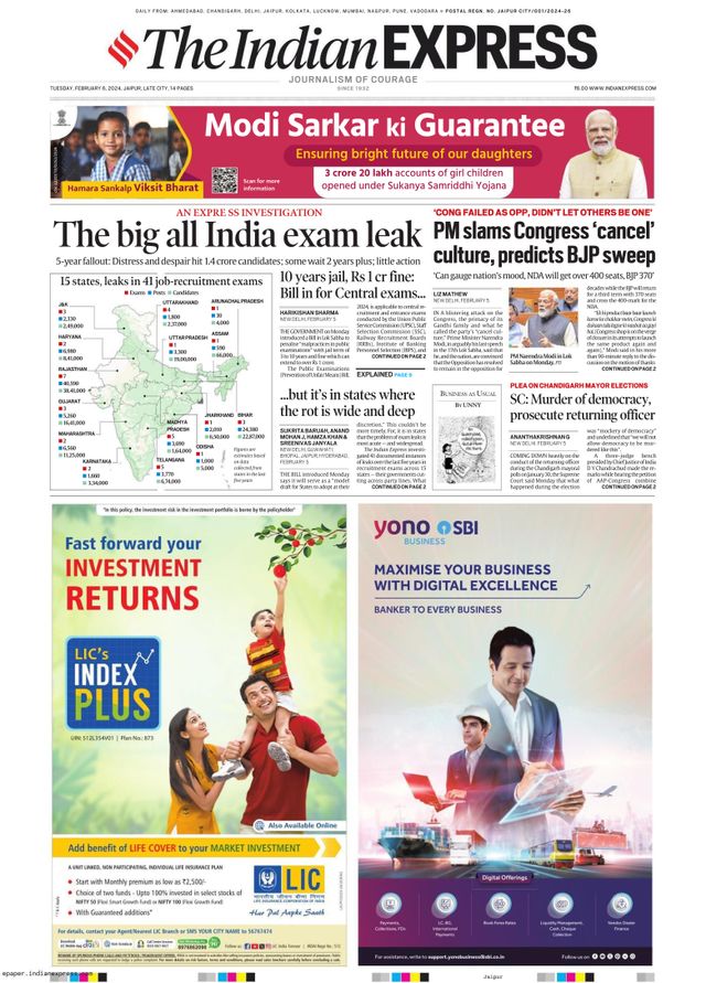 The Indian Express Jaipur