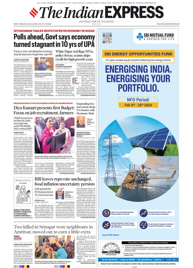 The Indian Express Jaipur