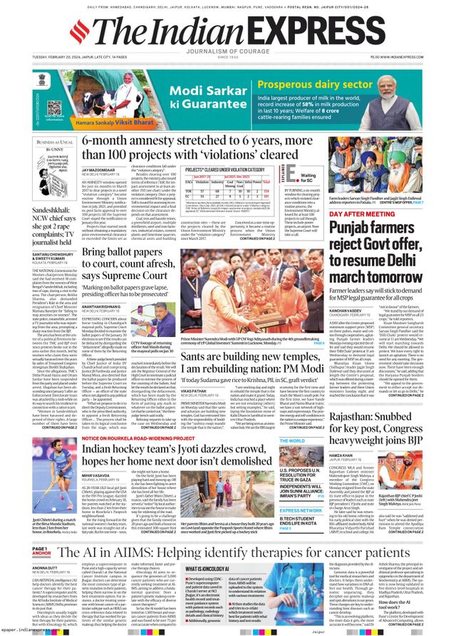 The Indian Express Jaipur