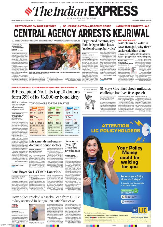 The Indian Express Jaipur