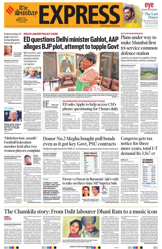The Indian Express Jaipur