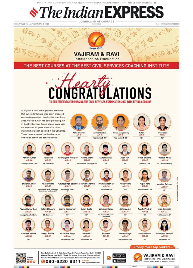 The Indian Express Jaipur