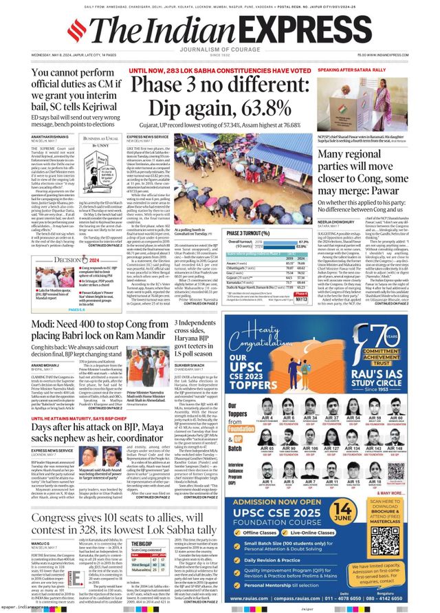 The Indian Express Jaipur