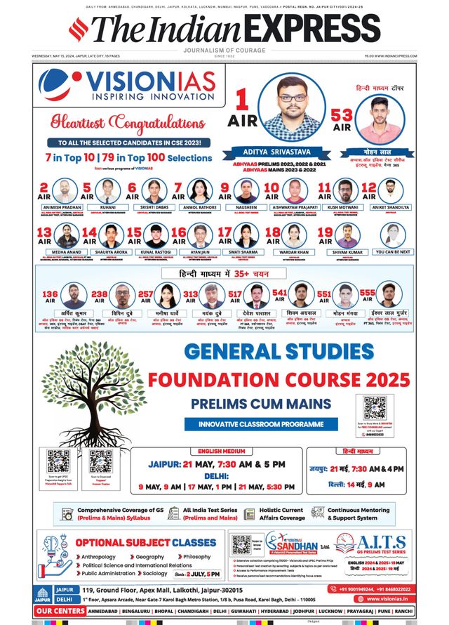 The Indian Express Jaipur