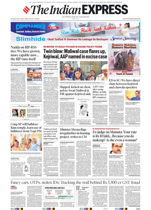 The Indian Express Jaipur