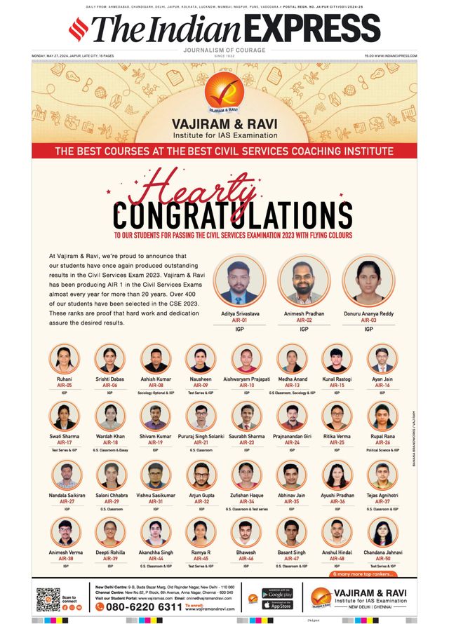 The Indian Express Jaipur