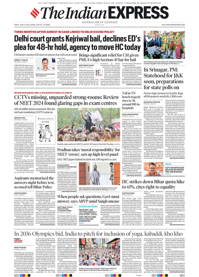 The Indian Express Jaipur