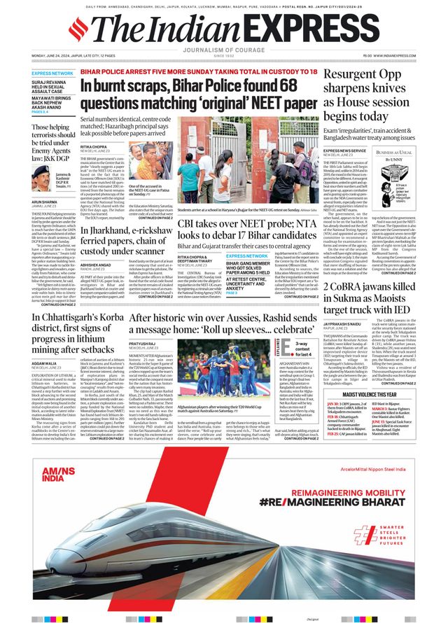 The Indian Express Jaipur