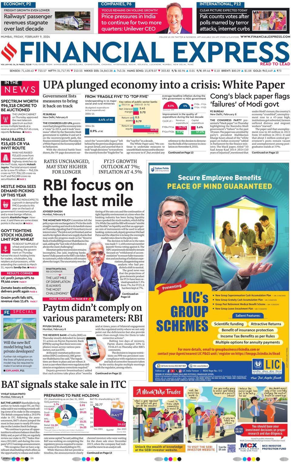 Financial Express Mumbai-February 09, 2024 Magazine