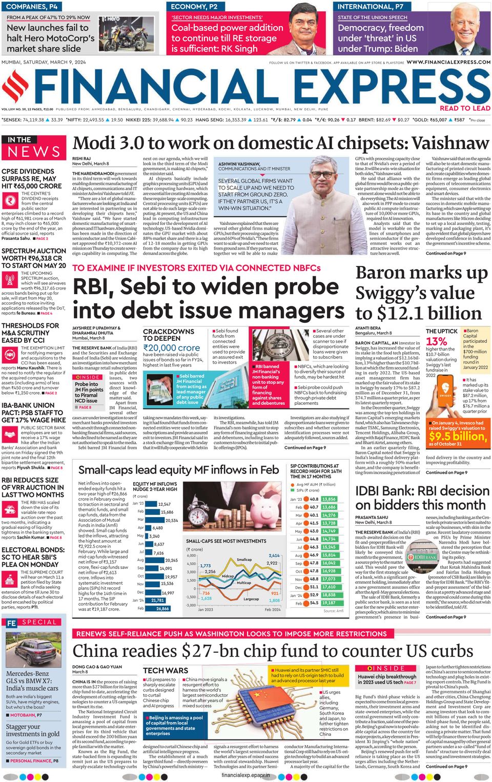 Financial Express Mumbai-March 09, 2024 Magazine