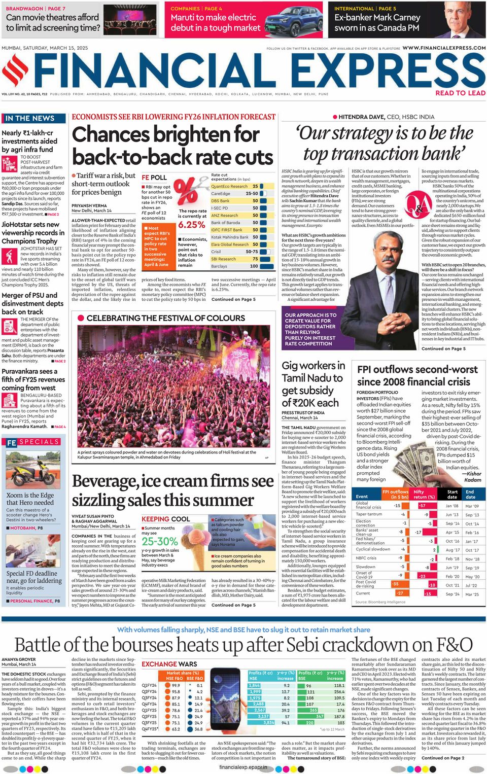 Get digital access to Financial Express Mumbai - March 15, 2025 issue ...