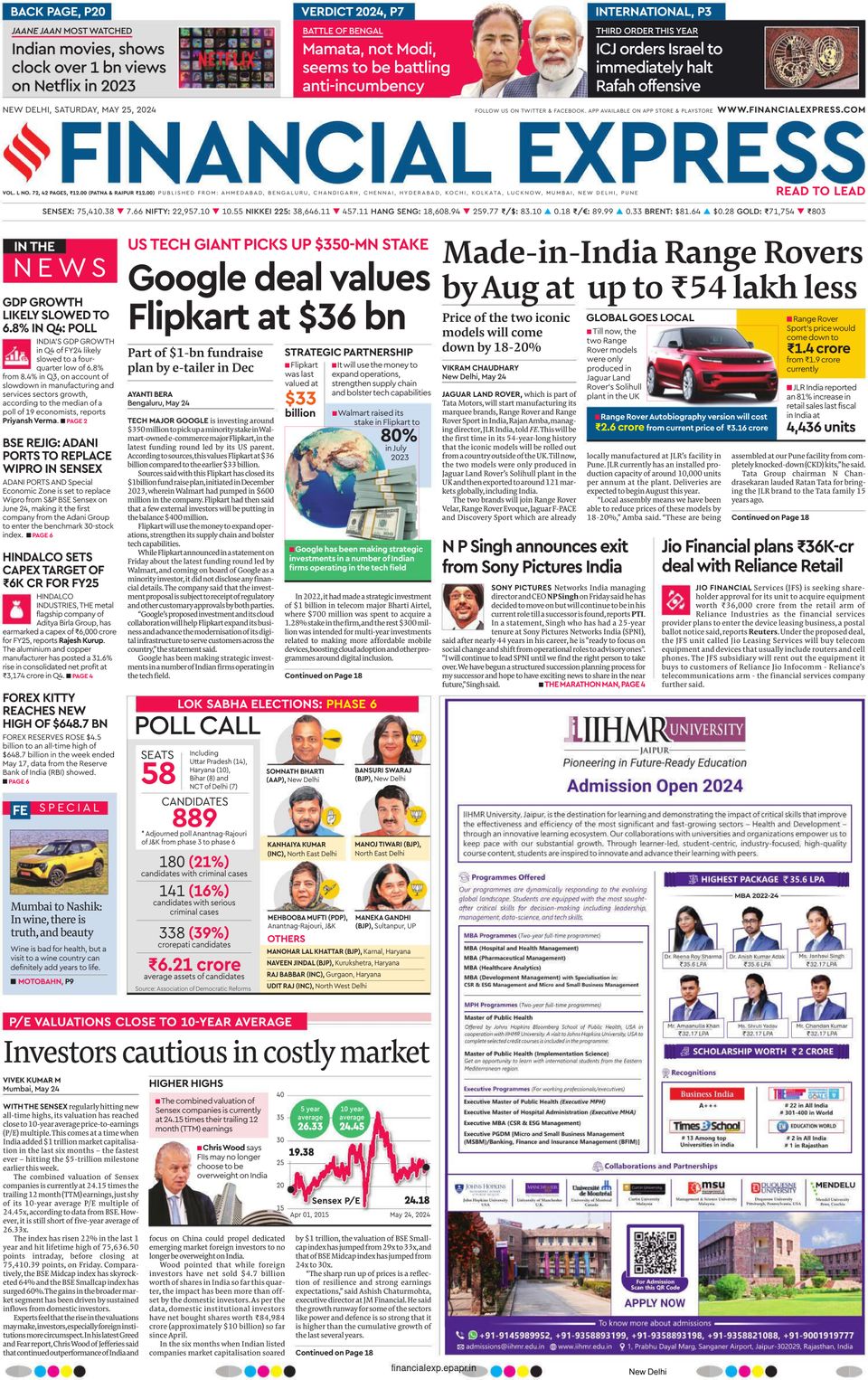 Get digital access to Financial Express Delhi - May 25, 2024 issue ...