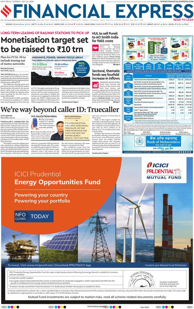 Financial Express Delhi