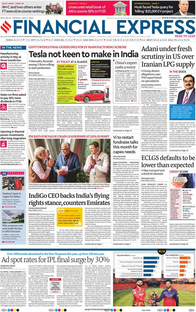 Financial Express Delhi