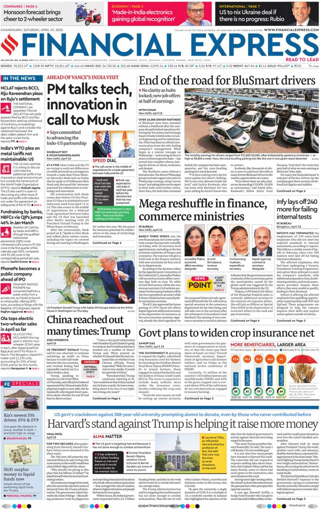 Financial Express Chandigarh