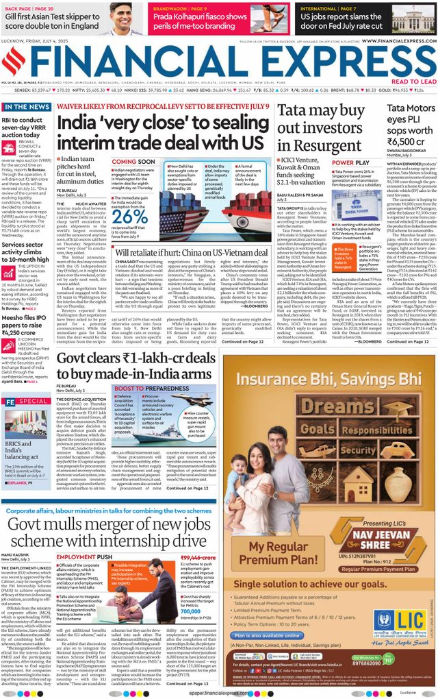Financial Express Lucknow