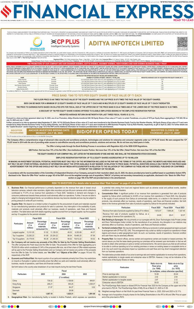 Financial Express Lucknow