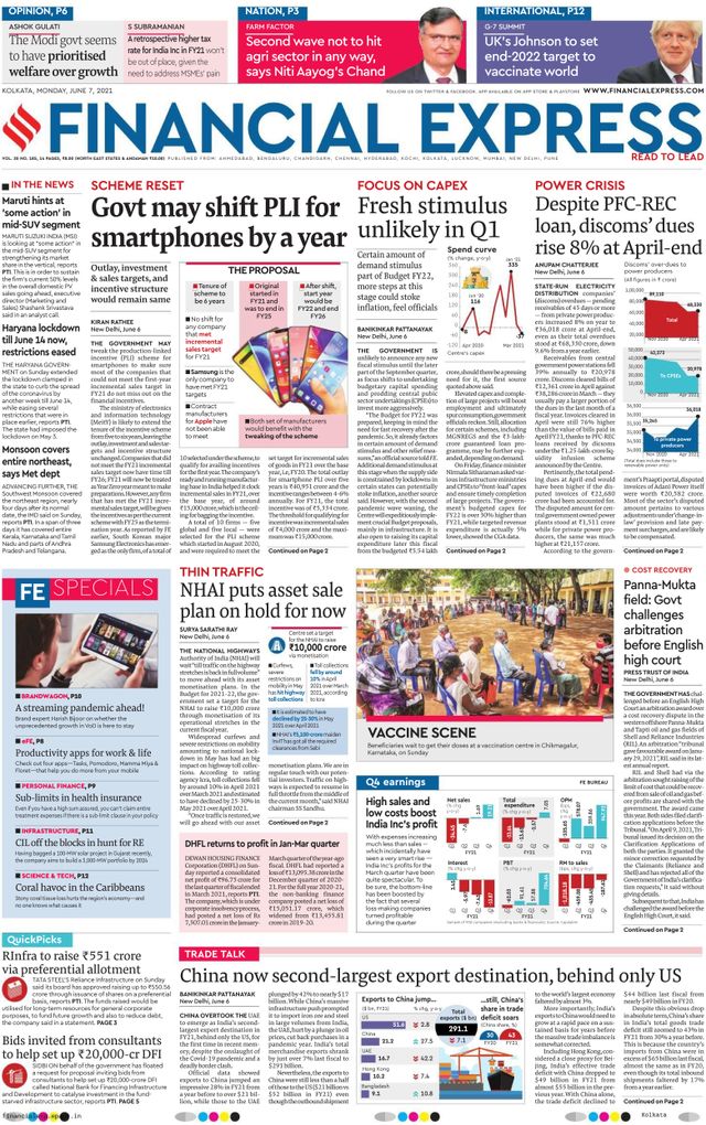 Financial Express Kolkata