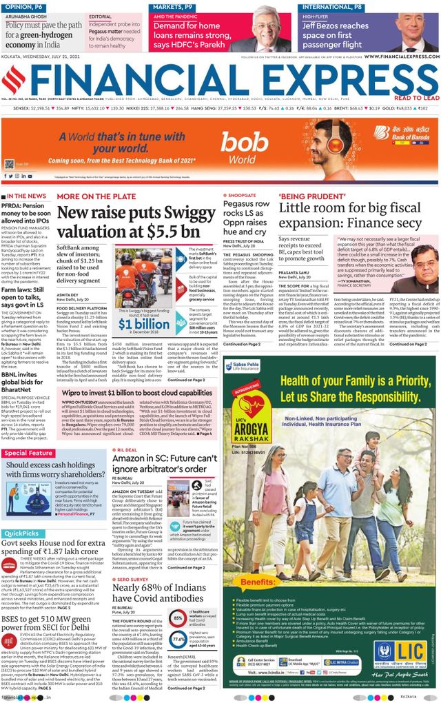 Financial Express Kolkata