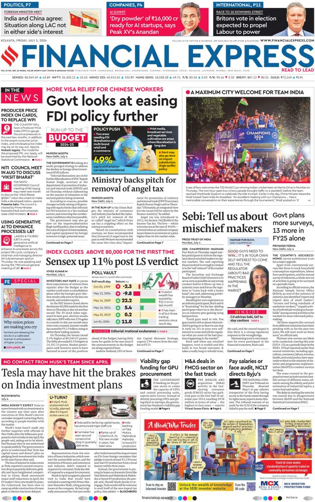 Financial Express Kolkata