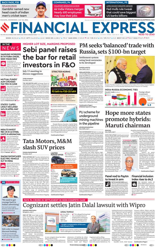 Financial Express Kolkata