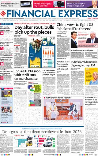 Financial Express Kolkata