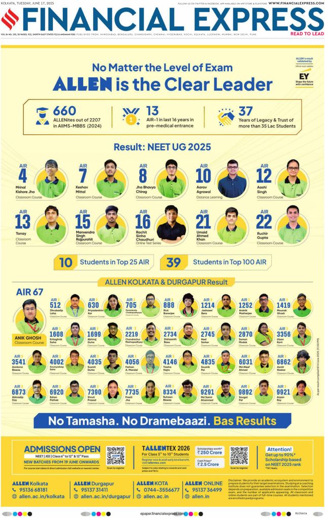 Financial Express Kolkata