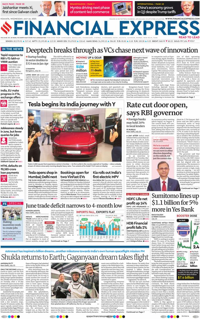 Financial Express Kolkata