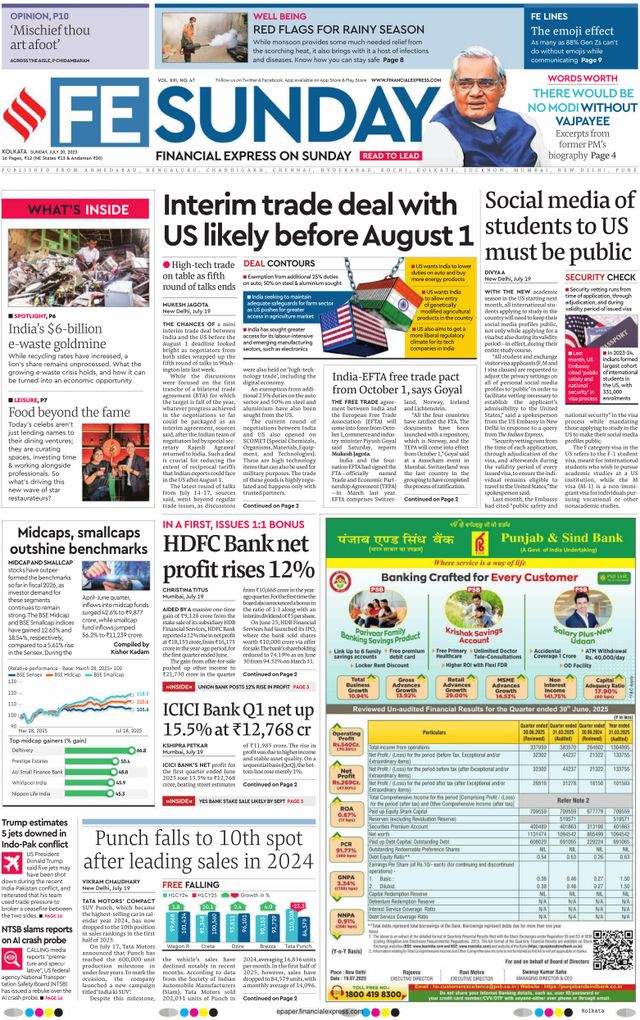 Financial Express Kolkata