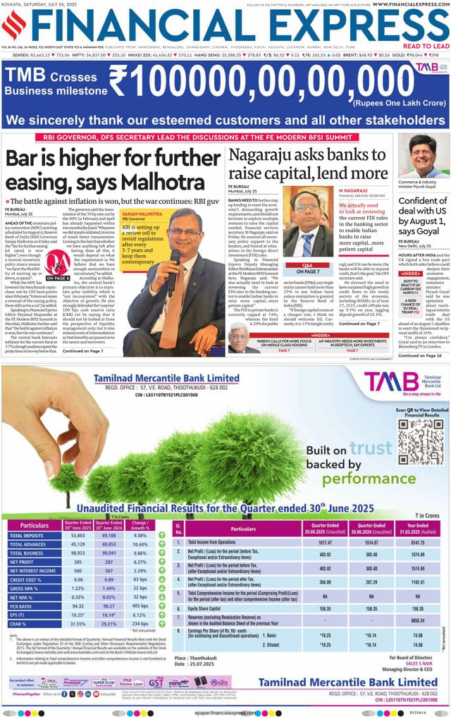Financial Express Kolkata