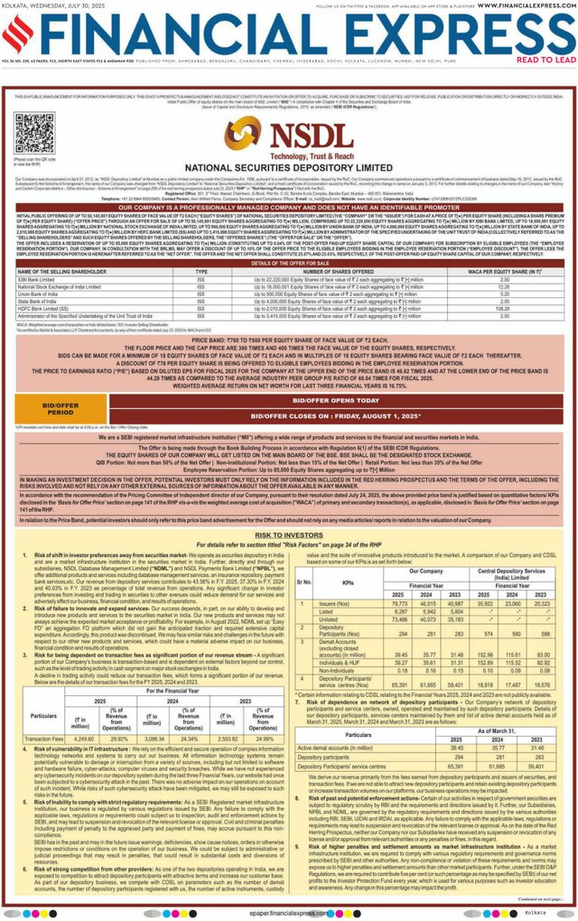 Financial Express Kolkata