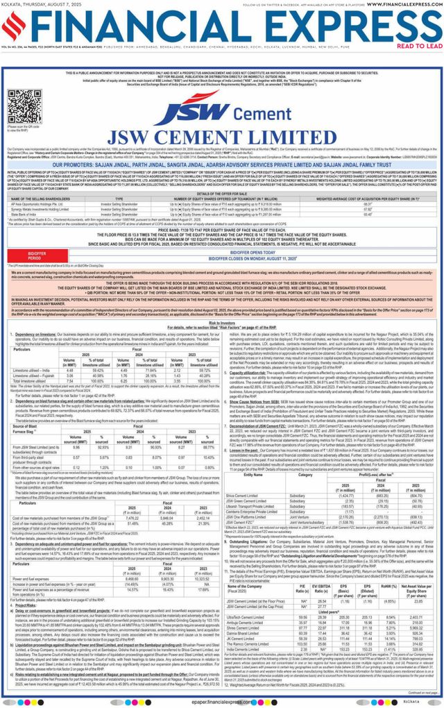 Financial Express Kolkata