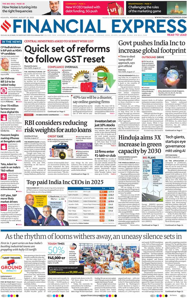 Financial Express Kolkata