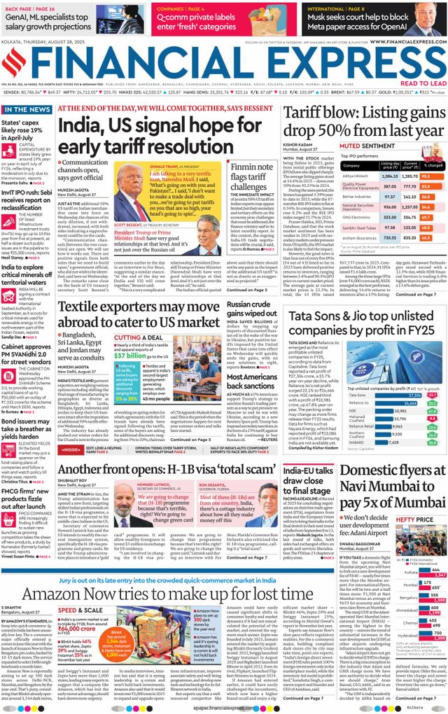 Financial Express Kolkata