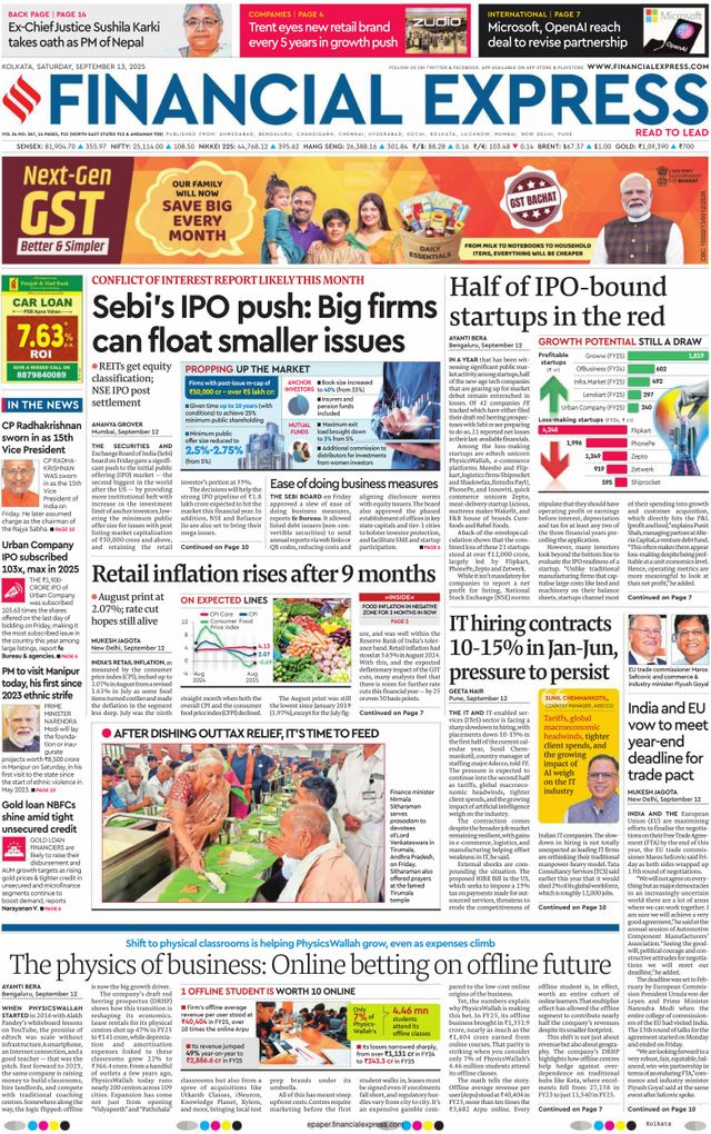 Financial Express Kolkata