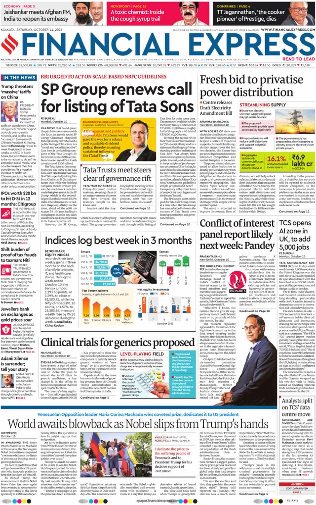 Financial Express Kolkata