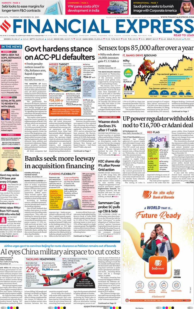 Financial Express Kolkata