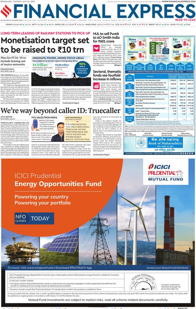 Financial Express Bengaluru