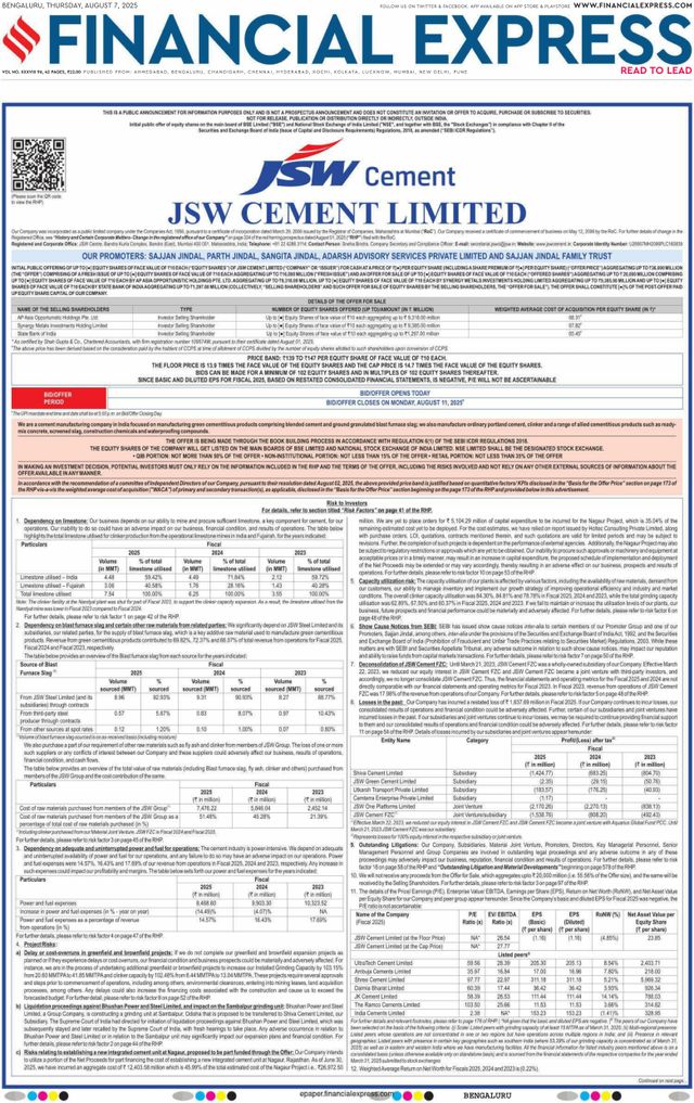 Financial Express Bengaluru