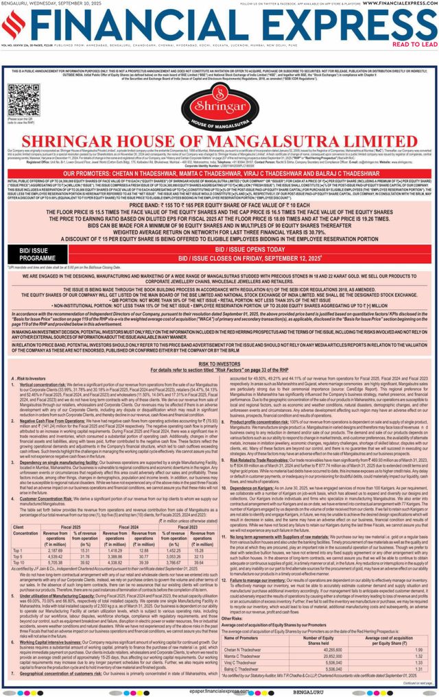 Financial Express Bengaluru