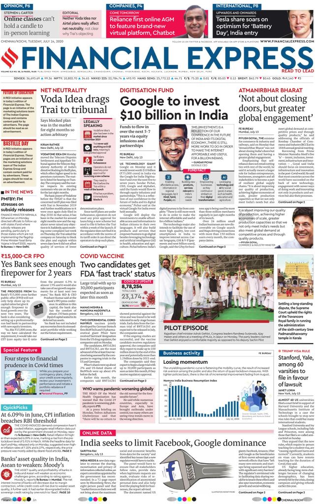 Financial Express Chennai