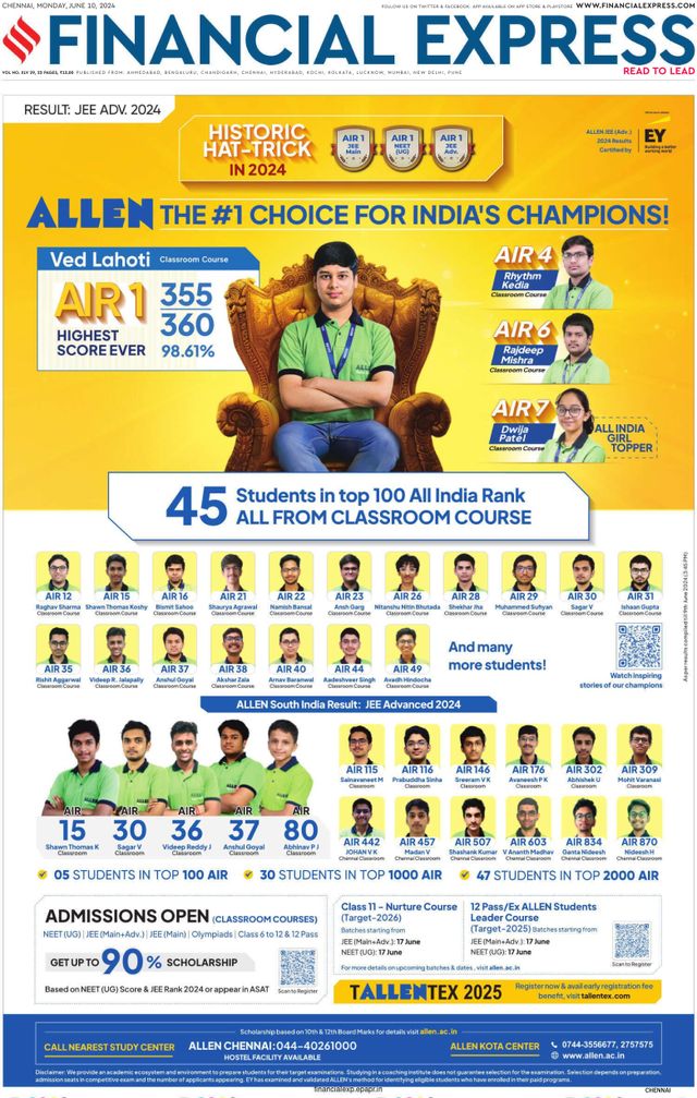 Financial Express Chennai