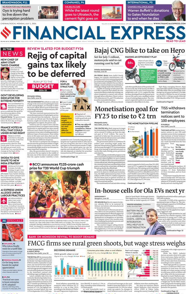 Financial Express Chennai