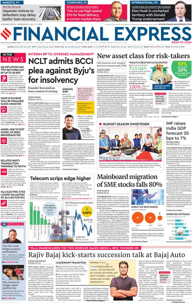 Financial Express Chennai