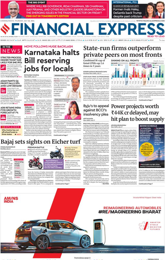 Financial Express Chennai