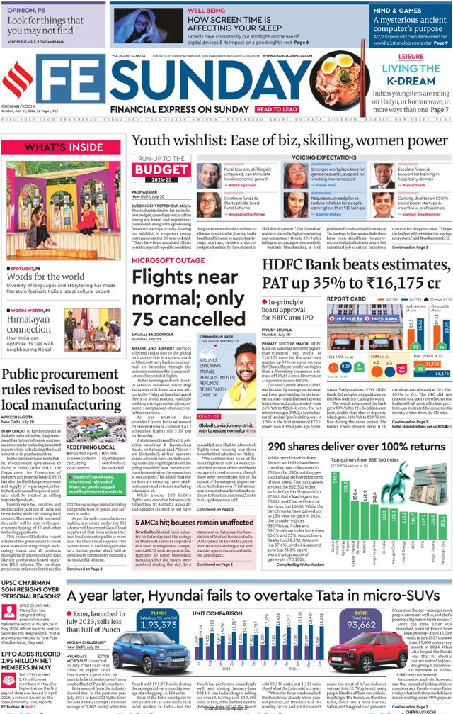 Financial Express Chennai