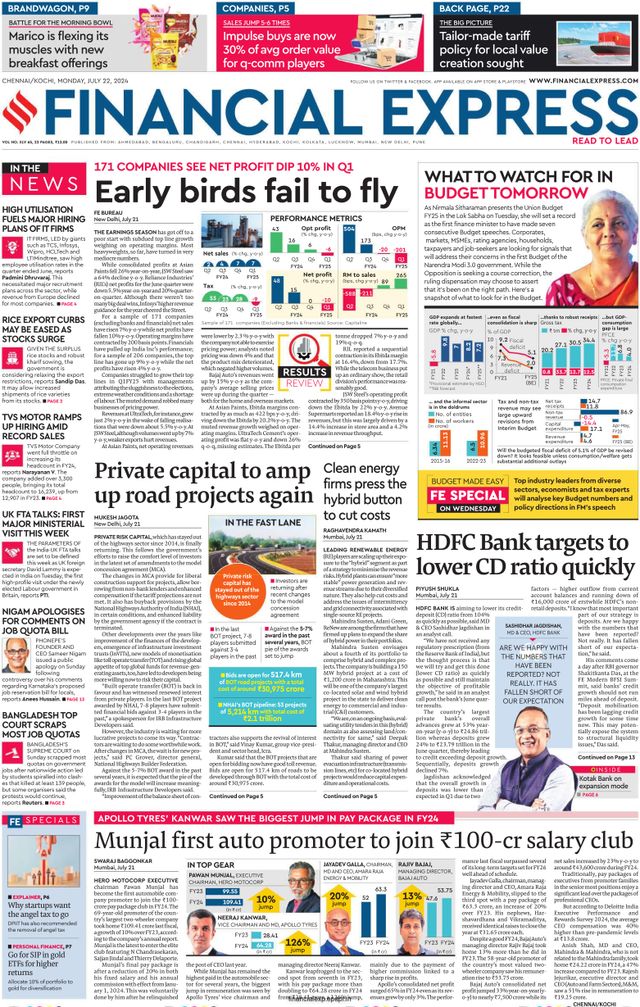Financial Express Chennai